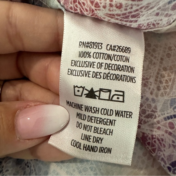 Robert Graham Classic Fit Long Sleeve Button Front Shirt Multicolor Print Size L - Picture 8 of 14